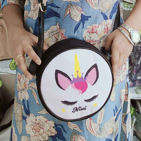 Unicorn Personalised Sling Bag